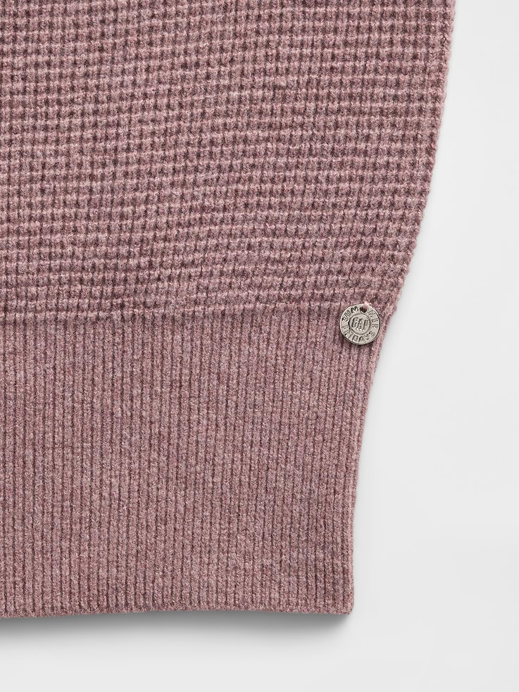 Image 5 of 6, Gap × Summer Fridays CashSoft Waffle Crop Hoodie