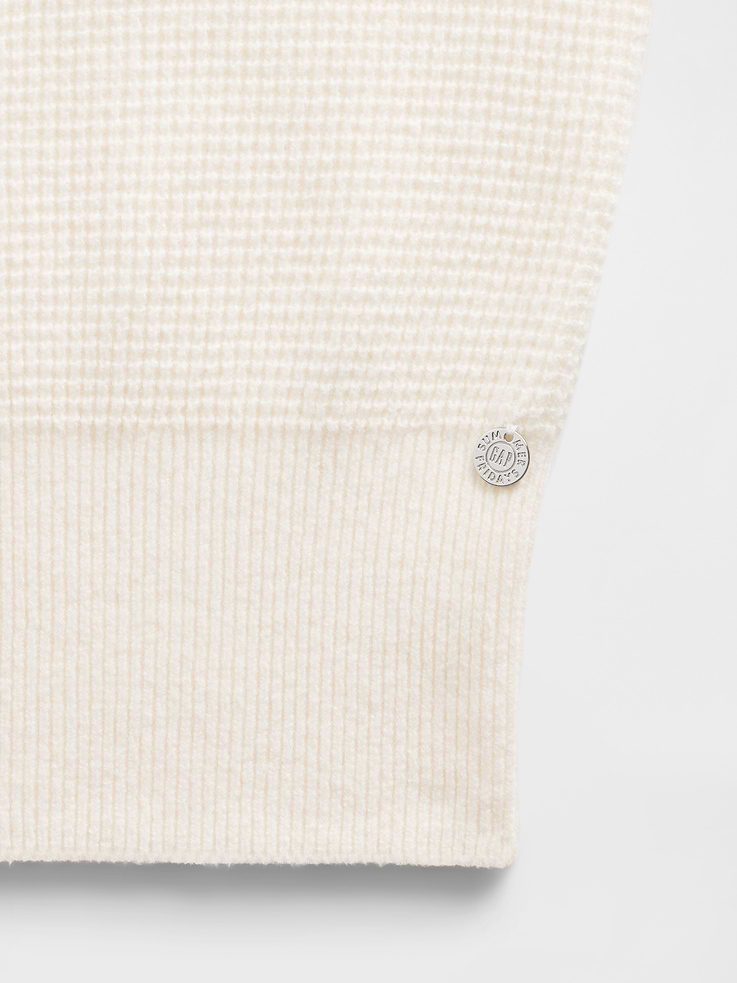 Image 5 of 7, Gap × Summer Fridays CashSoft Waffle Crop Hoodie