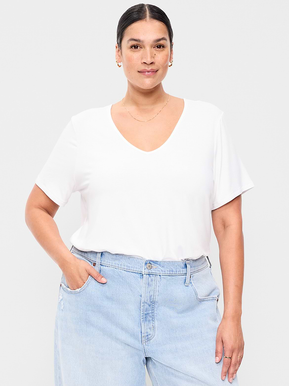 Luxe V-Neck T-Shirt