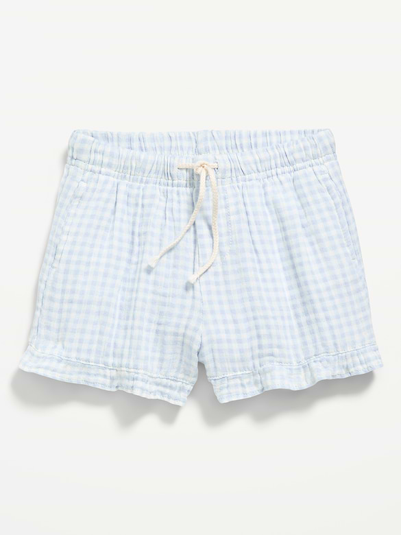 Double-Weave Shorts for Toddler Girls