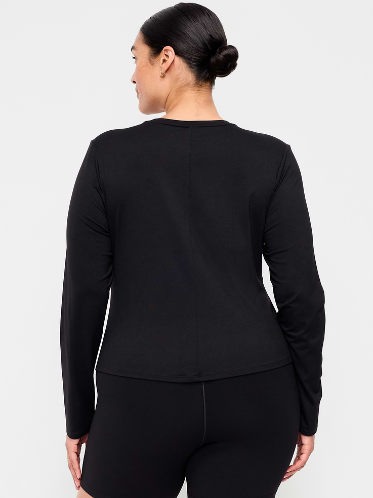 Image 8 of 8, StudioSmooth Long-Sleeve Base Layer Top