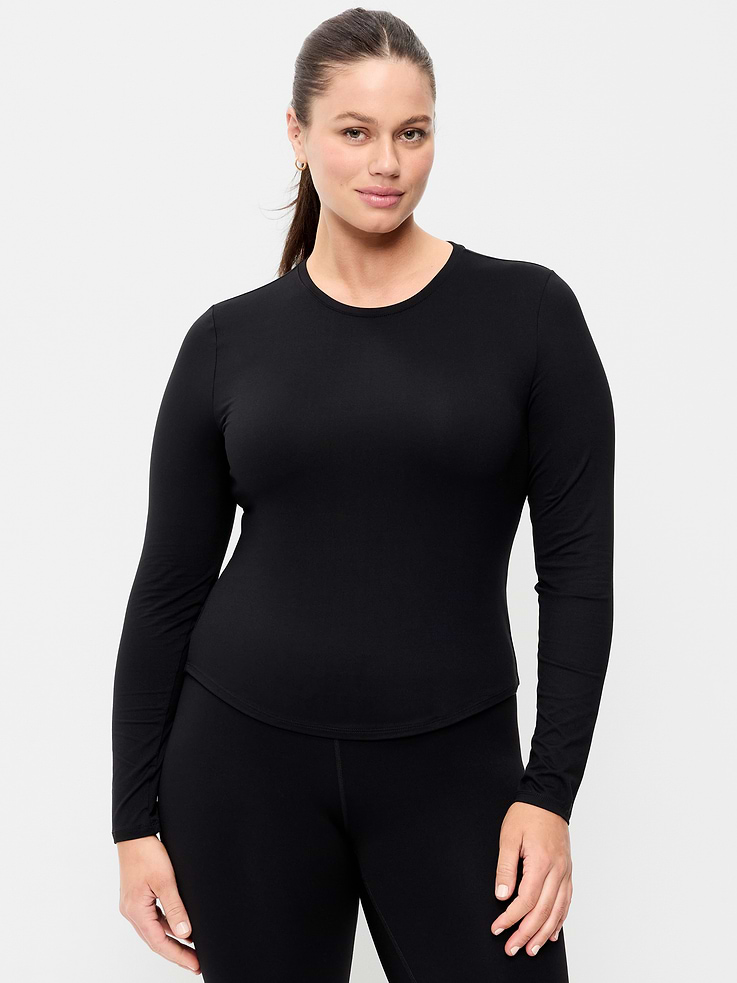 Image 5 of 8, StudioSmooth Long-Sleeve Base Layer Top