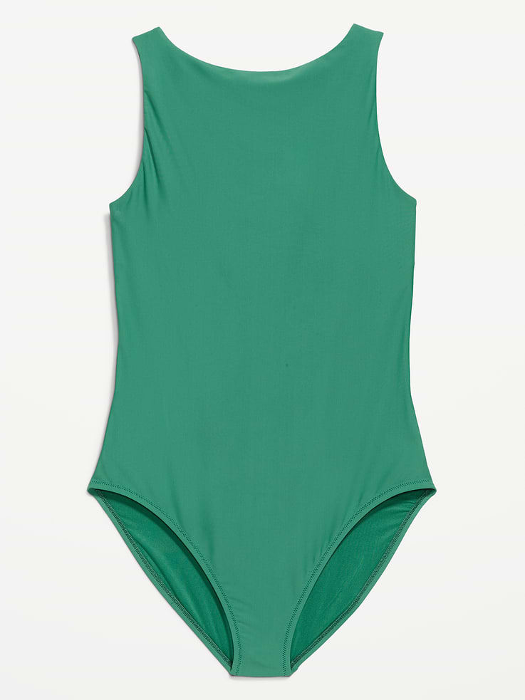 Image number 4 showing, High-Neck One-Piece Swimsuit