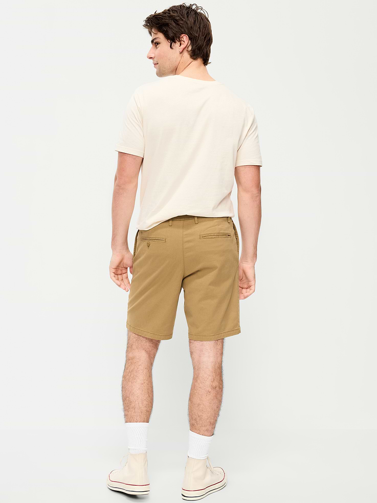 Image number 3 showing, Slim Built-In Flex Rotation Chino Shorts -- 8-inch inseam