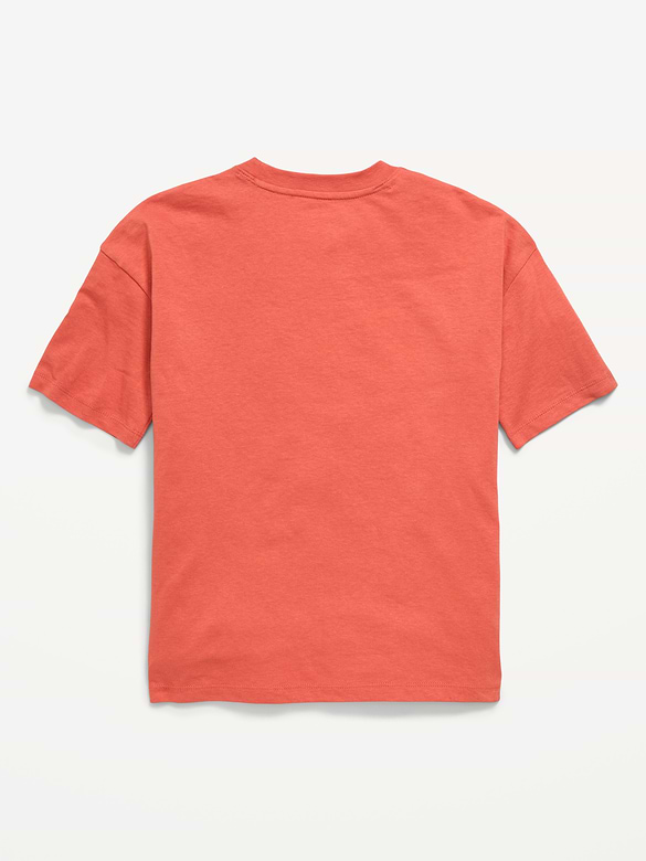 Oversized Short-Sleeve Graphic T-Shirt for Boys