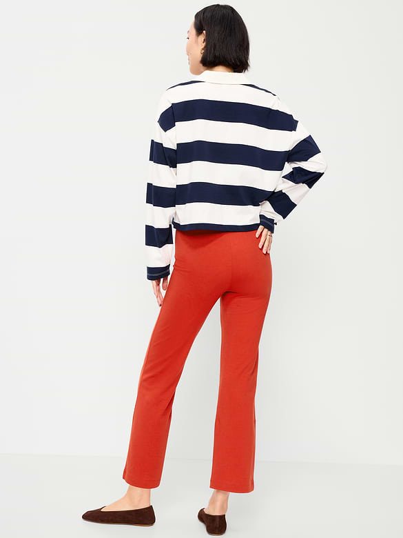 High-Waisted Fashion Kick Flare Leggings