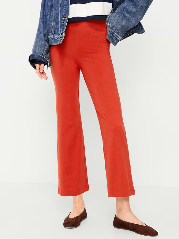 High-Waisted Fashion Kick Flare Leggings