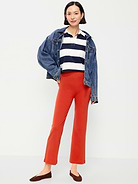 Image number 1 showing, High-Waisted Fashion Kick Flare Leggings