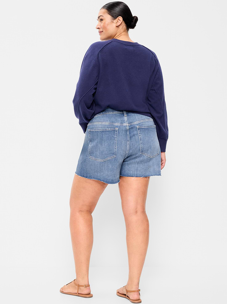 Image number 8 showing, High-Waisted OG Jean Shorts -- 4-inch inseam