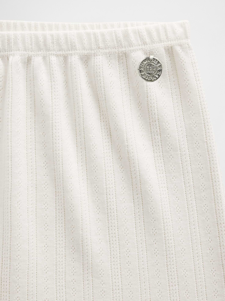 Image number 6 showing, Gap × Summer Fridays Pointelle PJ Shorts