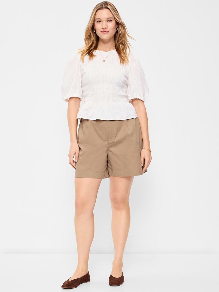 Image number 6 showing, High-Waisted OGC Chino Shorts -- 6-inch inseam