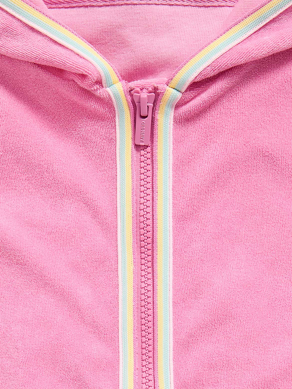 Hooded Terry Swim Cover-Up for Toddler Girls