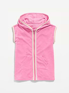 Image number 1 showing, Hooded Terry Swim Cover-Up for Toddler Girls