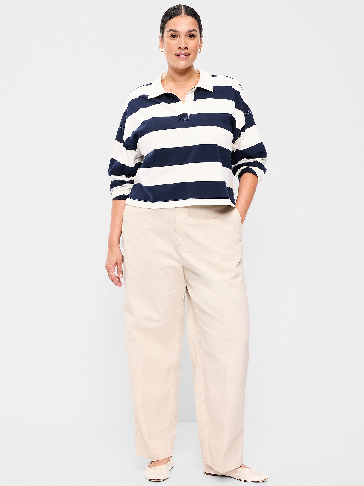 High-Waisted OGC Chino Full Length Straight Pants | Old Navy