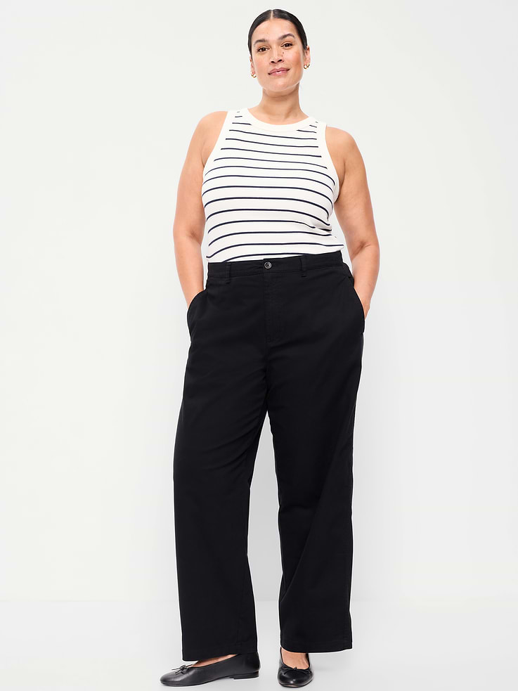 Image number 8 showing, High-Waisted OGC Chino Full Length Straight Pants