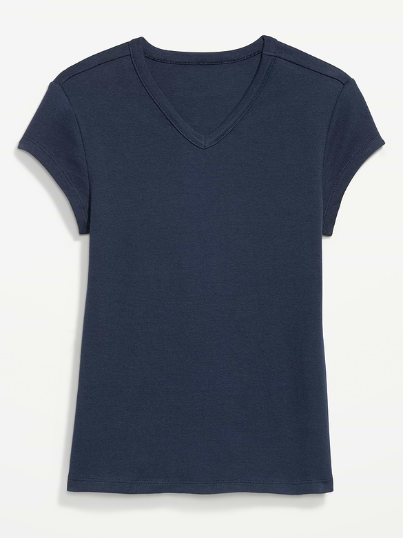 Snug High V-Neck T-Shirt