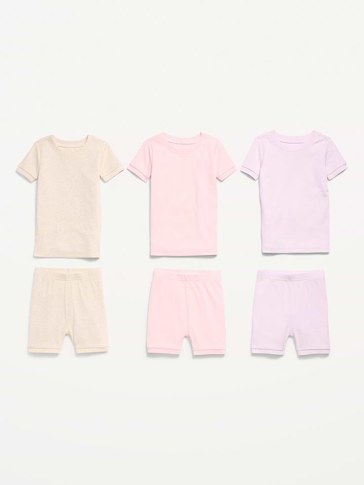 Image 2 of 2, Ribbed Snug-Fit Pajama 6-Piece for Toddler & Baby