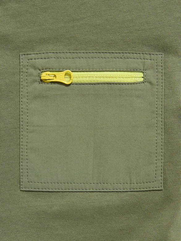 T-shirt utilitaire surdimensionné à manches courtes et à poche pour tout-petit