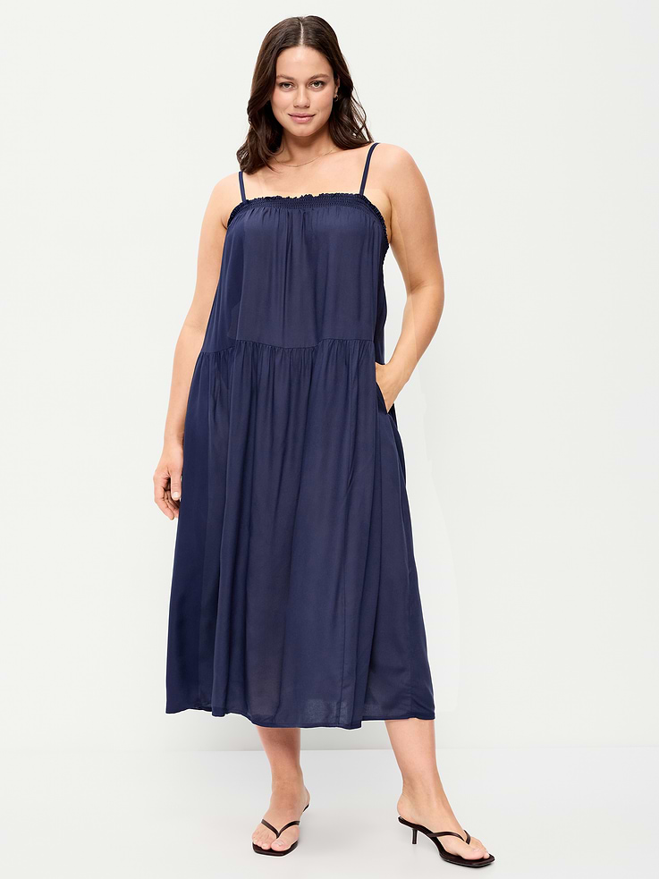 Image number 7 showing, Airy Smocked Maxi Dress