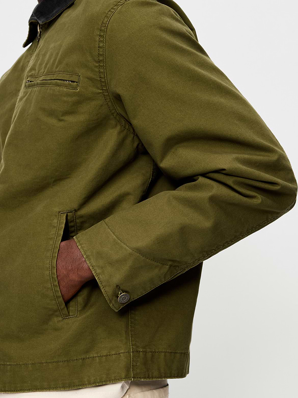 Cropped Canvas Barn Jacket