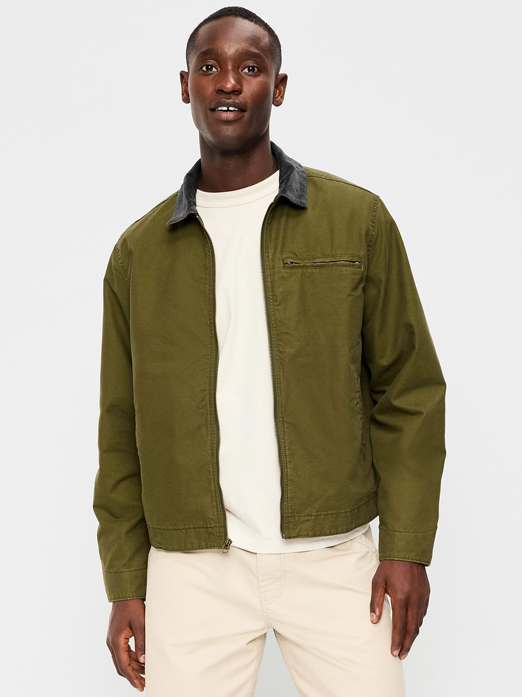 Image number 1 showing, Cropped Canvas Barn Jacket
