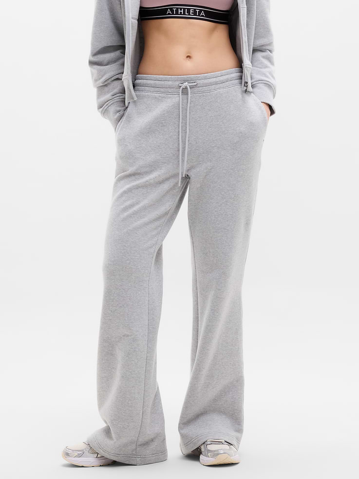 Image number 1 showing, Forever Fleece Mid Rise Flare Pant