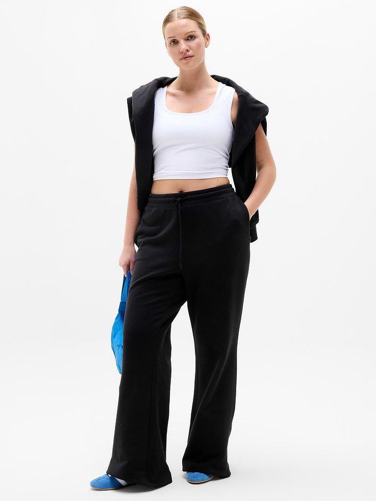 Image number 5 showing, Forever Fleece Mid Rise Flare Pant