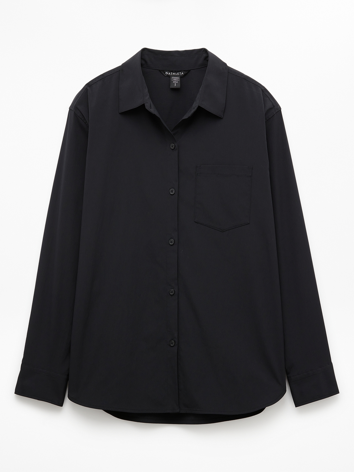 トップス OUAT BLACK WORK SHIRTS Midday Relaxed Poplin Shirt | Athleta