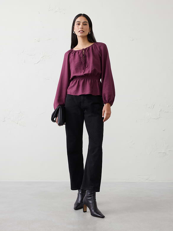 Tie-Front Top