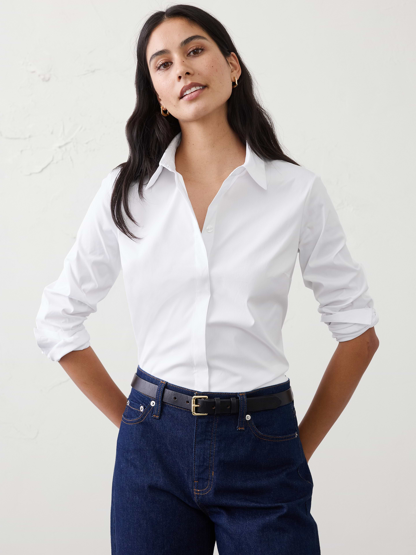 Image number 1 showing, Easy Care Tailored Shirt