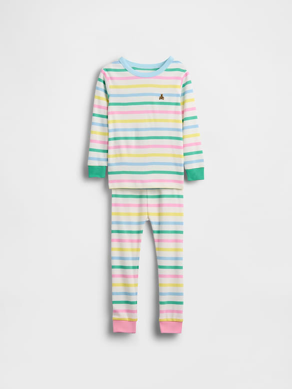 Pyjama en coton biologique brossé pour Bébé et Tout-petit