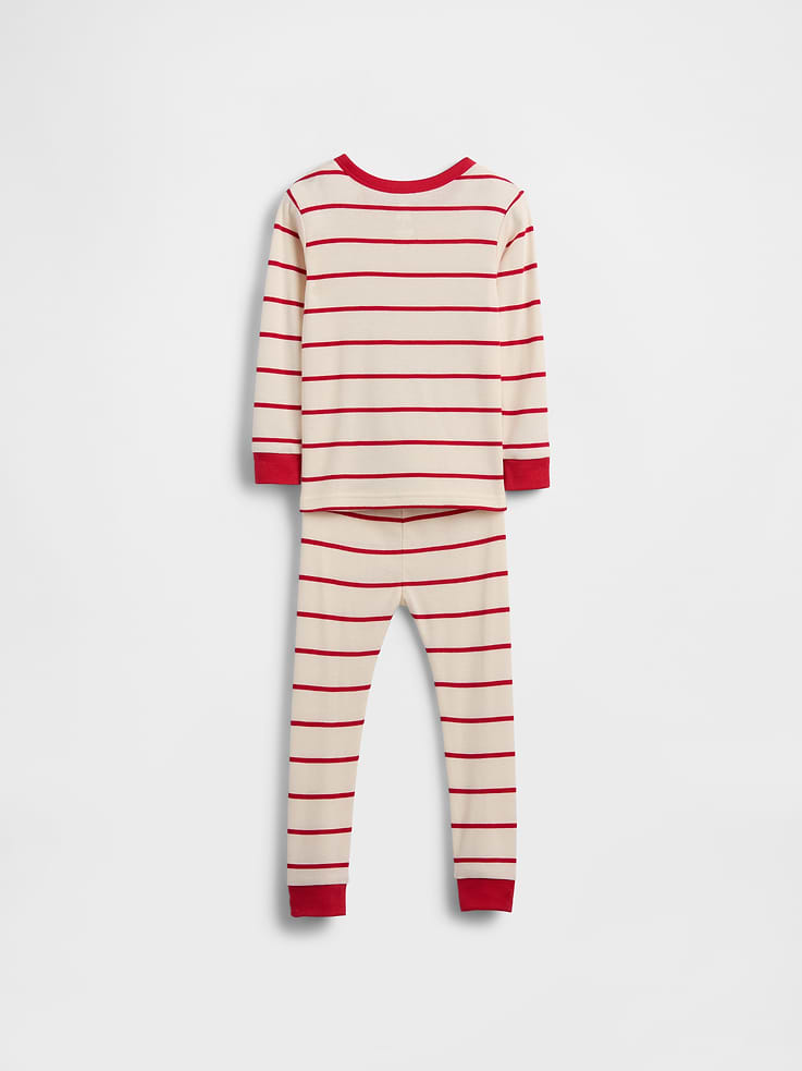 Image 2 of 2, Baby & Toddler Organic Brushed Cotton PJ Set