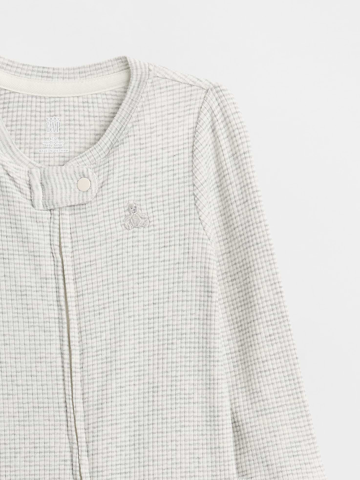 Image number 3 showing, Baby First Favorites TinyRib Footed One-Piece