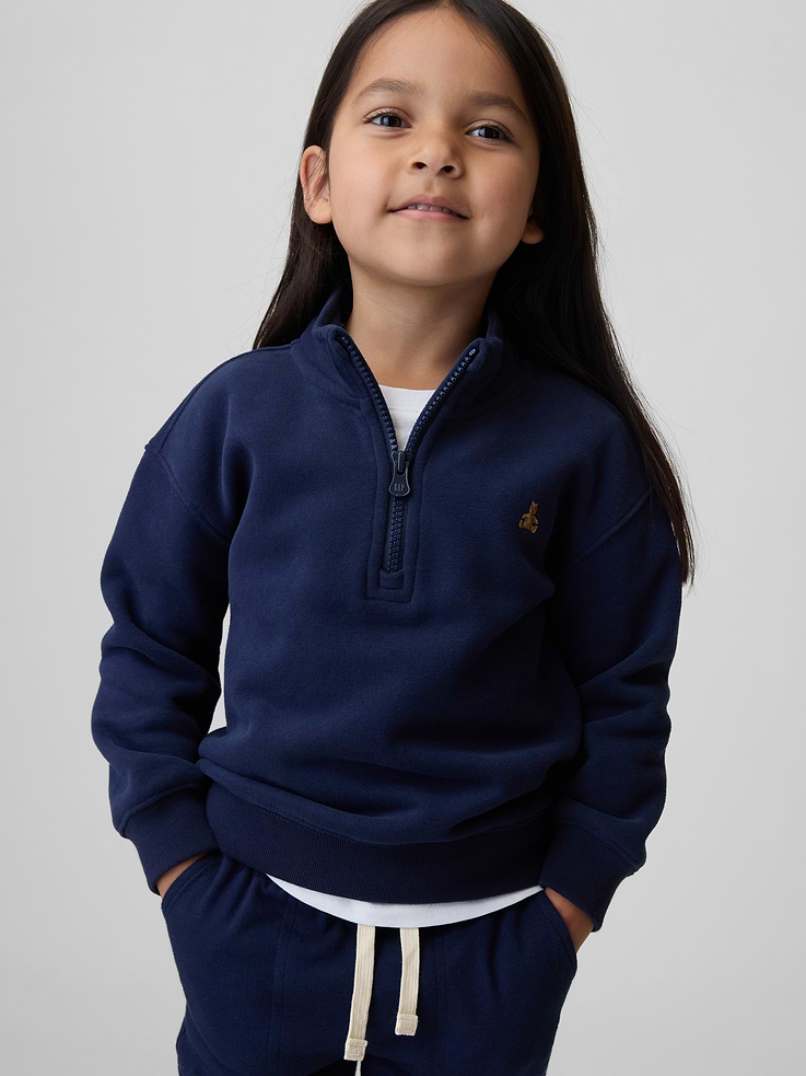 Image number 2 showing, Baby & Toddler VintageSoft Quarter-Zip Pullover