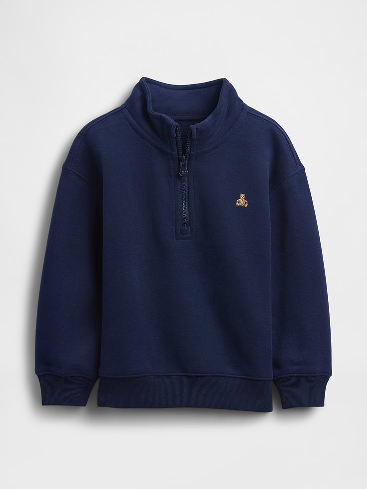 Image number 3 showing, Baby & Toddler VintageSoft Quarter-Zip Pullover