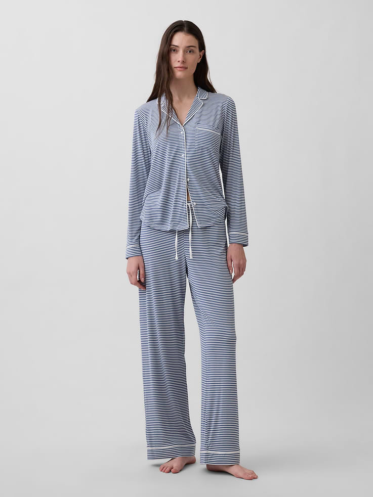 Image number 1 showing, SoftMade Modal PJ Pants