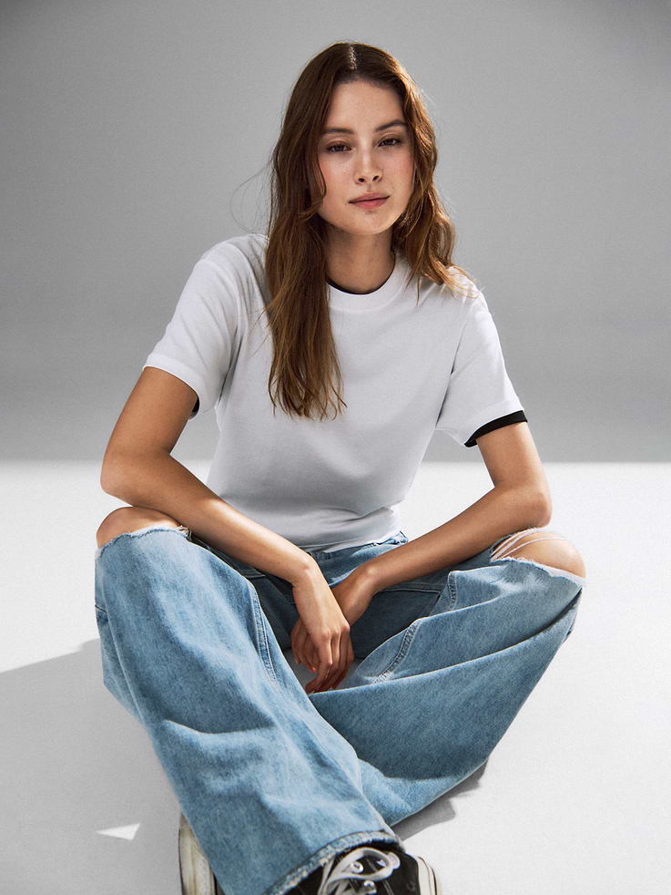 Image number 6 showing, Supima® Cotton Relaxed T-Shirt