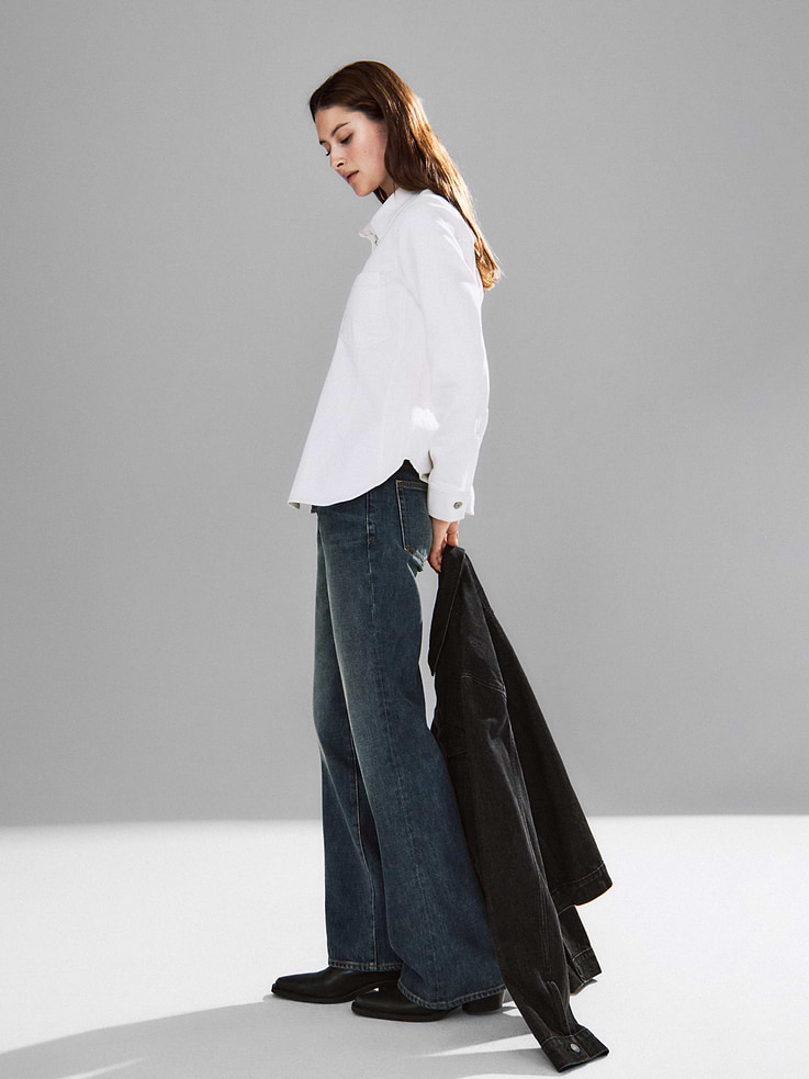 Image number 6 showing, Cinched Denim Shirt