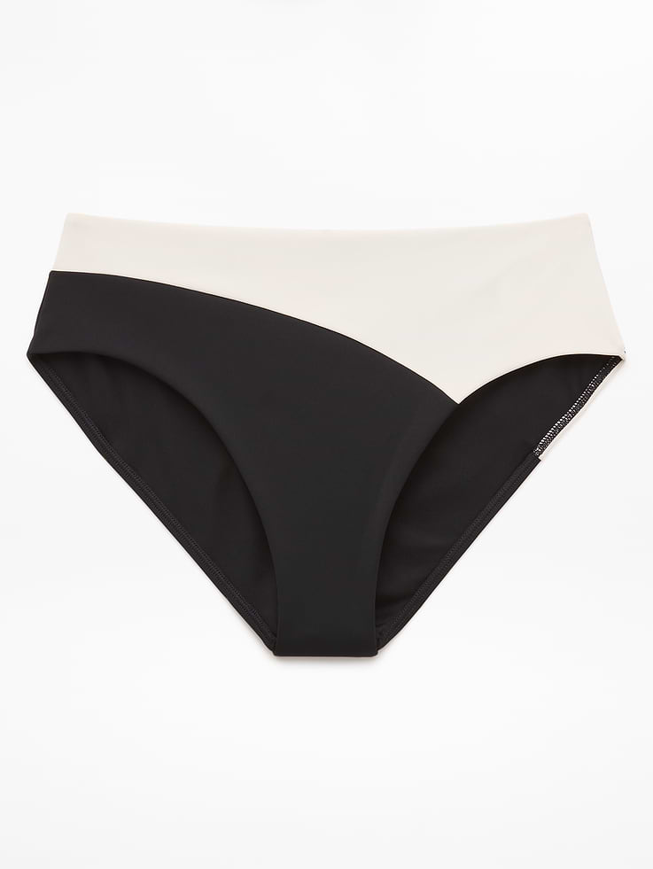Image number 6 showing, High Waist Cheeky Colorblock Swim Bottom