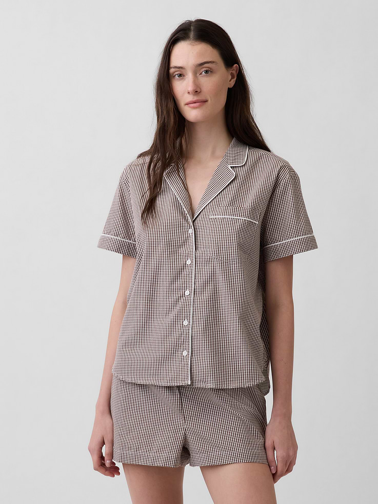 Image number 1 showing, Poplin PJ Shirt