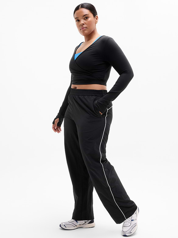 Transcend Wrap Crop Top