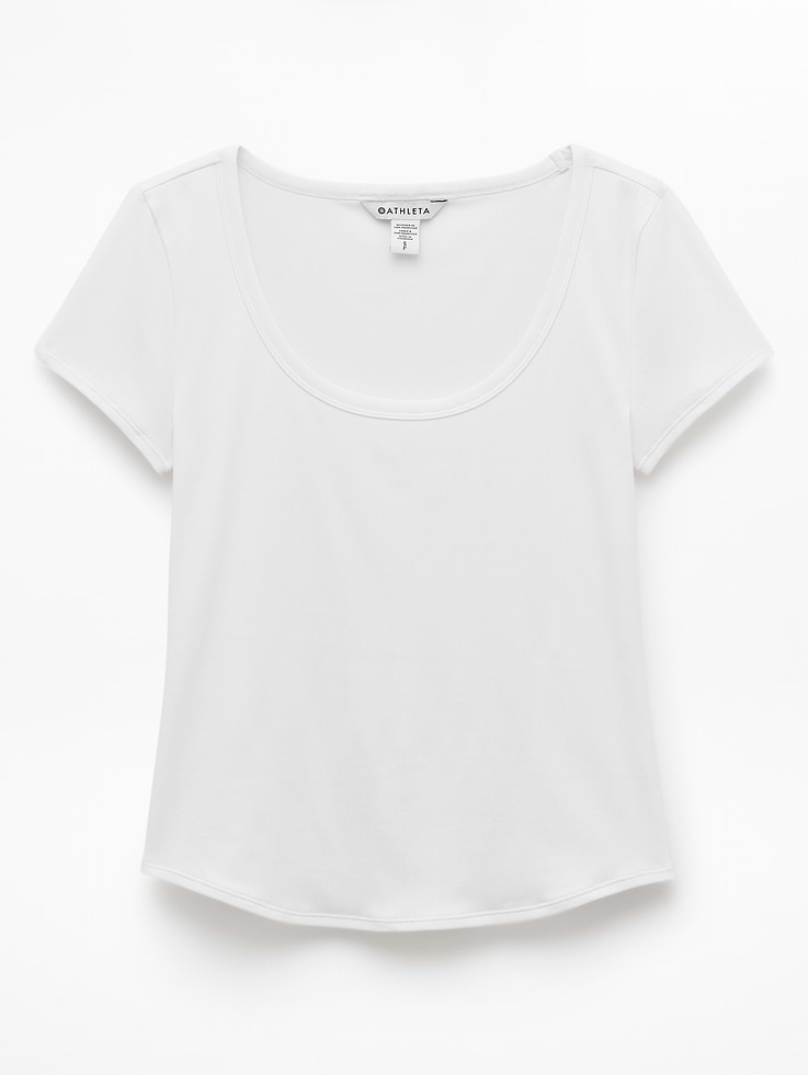 Image number 8 showing, Signature Rib Scoop Tee