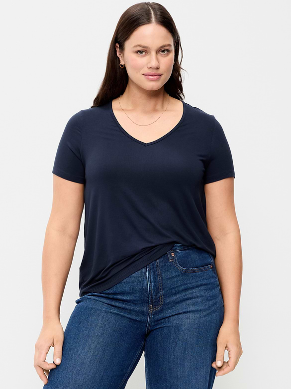 Luxe V-Neck T-Shirt