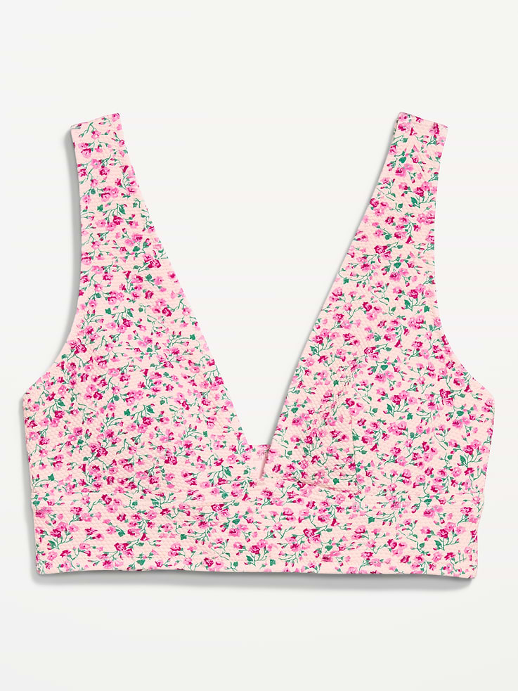 Image number 4 showing, Pique Longline Bikini Swim Top