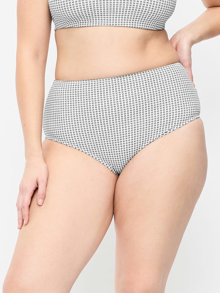 Image number 5 showing, High-Waisted Pique Bikini Swim Bottoms