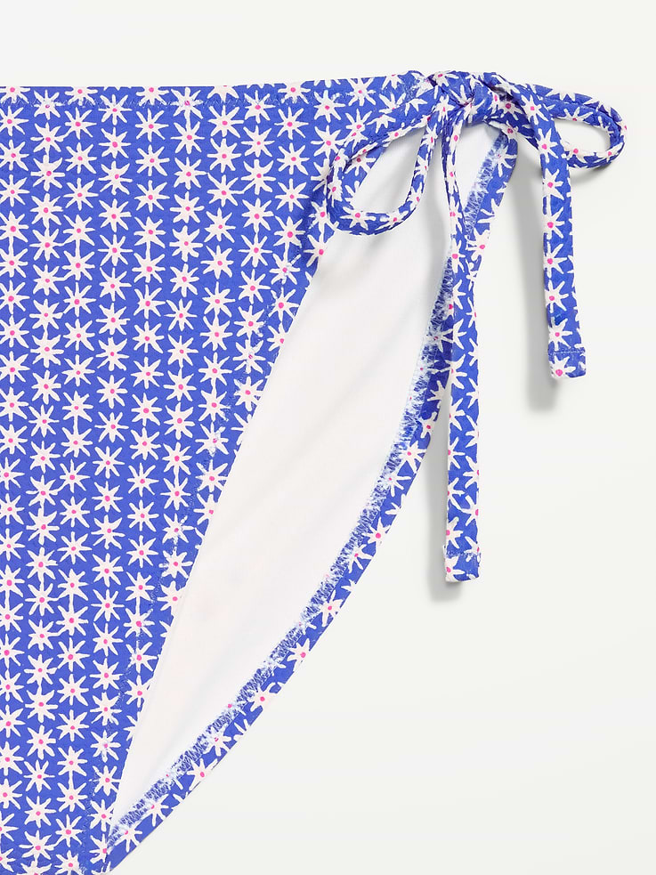 Image number 9 showing, Pique String Bikini Swim Bottoms