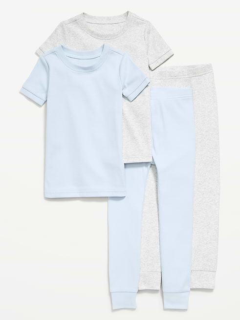Printed Printed Snug-Fit Pajama 4-Piece for Toddler & Baby on clearance at Old Navy — 64% off