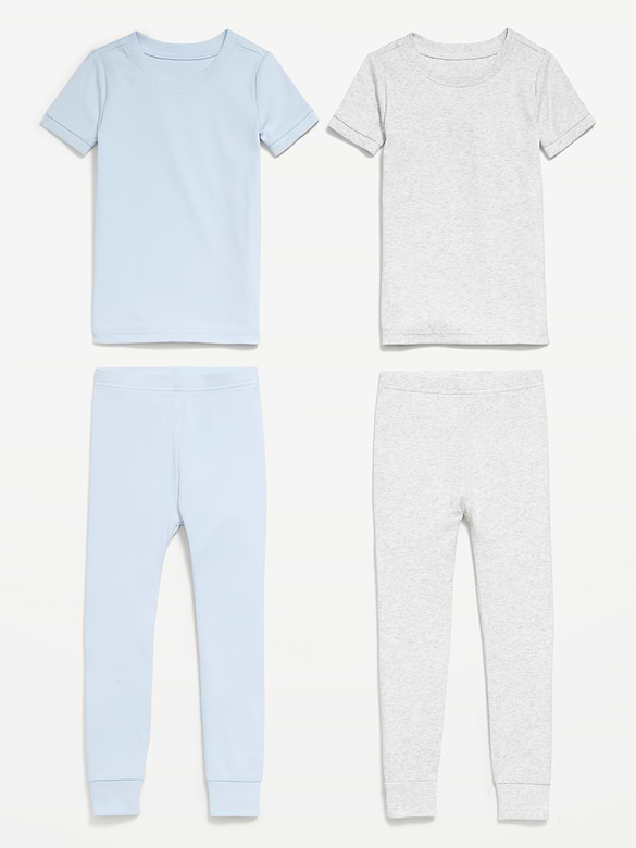 Printed Snug-Fit Pajama 4-Piece for Toddler & Baby