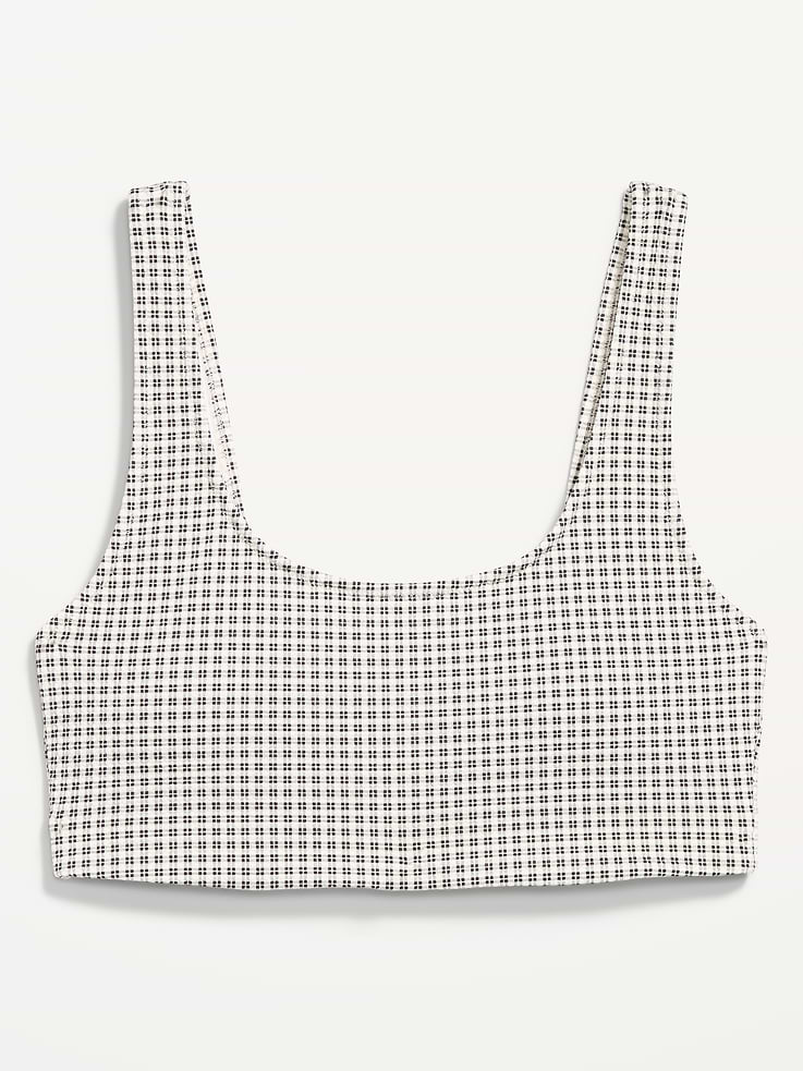 Image number 4 showing, Pique Scoop-Neck Swim Top
