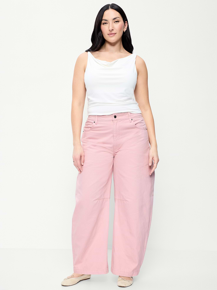 Image number 5 showing, Mid-Rise Barrel Chino Pants